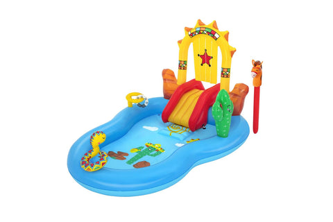 Bestway Wild West Kids Play Inflatable Above Ground Swimming Pool V196-53118