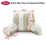 Easyrest Soft & Silky Faux Fur Backrest Pillow V442-ERT-PILLOW-FAUXFURBACKREST-MULTI-SH