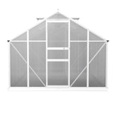 Greenfingers Greenhouse 3x2.5x1.95M Aluminium Polycarbonate Green House Garden Shed GH-ALU-C-302X250-AB