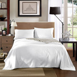 KENSINGTON 1200TC COTTON SHEET SET IN STRIPE-KING - WHITE ABM-202140