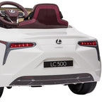 Licensed Lexus LC 500 Kids Electric Ride On Car - White CAR-LEX-1618-WH