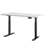 Artiss Standing Desk Motorised Dual Motor White 140CM HASD-268-BKDF-WHDB-140