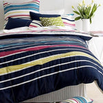 Paxton and Wiggin Spectrum Quilt Cover Set Queen V442-LDE-QUILTCS-SPECTRUM-NAVY-QS