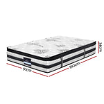 Giselle Bedding 34cm Mattress Euro Top Pocket Spring Single MATTRESS-0908-SINGLE