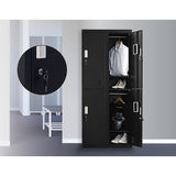 Four-Door Office Gym Shed Storage Locker V63-834611