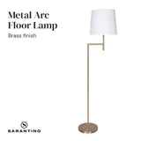 Sarantino Metal Floor Lamp - Antique Brass LMP-MLM-50754-02