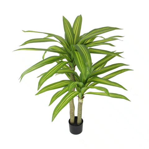 Artificial Multi Head Dracaena Tree With Mixed Green Leaves 130cm V77-1222455