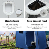 Weisshorn Portable Folding Toilet Camping Outdoor Caravan Plastic Bag CAMP-TOILET-EPOT-HL-GR