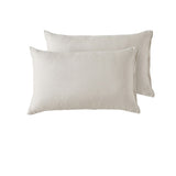 Vintage Design Homewares Pair of Natural French Linen Standard Pillowcases V442-HIN-PILLOWC-FRENCHLINEN-NATURAL-ST