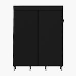 Artiss Large Portable Clothes Closet Wardrobe with Shelf Black DIY-WR-175-BK