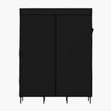 Artiss Large Portable Clothes Closet Wardrobe with Shelf Black DIY-WR-175-BK