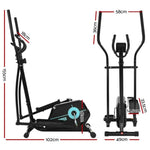 Everfit Exercise Bike Elliptical Cross Trainer Home Gym Fitness Machine Magnetic EB-F-MB-02-BK