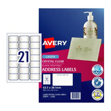 Avery Lbl Clr L7560 21Up Pk25 DS-AV959055