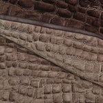 Riviera Maison Croco Brown Cotton Quilt Cover Set King V442-HIN-QUILTCS-CROCO-BROWN-KI