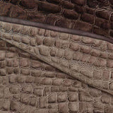 Riviera Maison Croco Brown Cotton Quilt Cover Set Queen V442-HIN-QUILTCS-CROCO-BROWN-QS