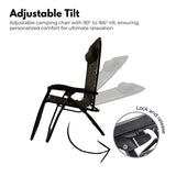 KILIROO Folding Reclining Camping Chair With Breathable Mesh KR-FC-106-QL V227-5227715019100