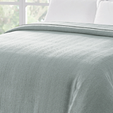 Organic Woven Herringbone Grey Blanket 228 x 228 cm V262-CI-STK-569WBG