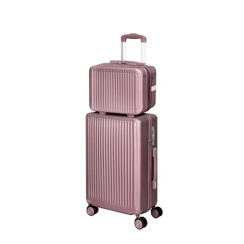 Slimbridge Luggage Suitcase Trolley Rose gold 2pc 14"+20" LG1013-1420-RG