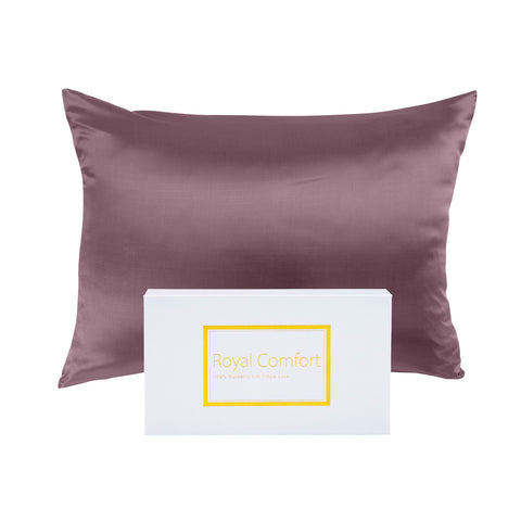 Pure Silk Pillow Case by Royal Comfort - Malaga Wine ABM-10002266