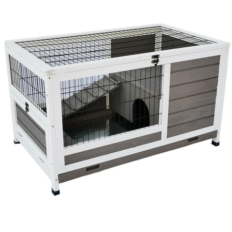 YES4PETS Rabbit Hutch Cat House Cage Guinea Pig Ferret Cage V278-SINGLE-PET-CAGE-901