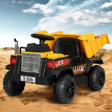 Rigo Kids Electric Ride On Car Dumptruck Loader Toy Cars 12V Yellow RCAR-DUMPTRUCK-S-YEL