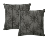 Bianca Pair of Alpine Stag Taupe European Pillowcases V442-BCA-PILLOWC-ALPINESTAG-TAUPE-EU
