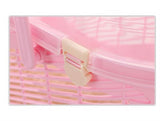 YES4PETS Small Dog Cat Crate Pet Rabbit Guinea Pig Ferret Carrier Cage With Mat-Pink V278-BP258-PINK