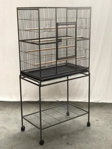 YES4PETS 161 cm Bird Cage Parrot Aviary Pet Stand-alone Budgie Perch Castor Wheels V278-B030