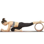 Yoga Pilates Wheel Cork Circle Prop Back Chest Hips Abdomen Stretch Roller V63-825961