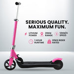 ROVO KIDS Electric Scooter Lithium Ride-On Foldable E-Scooter 125W Rechargeable, Pink V219-TRNESCRVM2PA