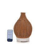 Essential Oil Aroma Diffuser and Remote - 100ml Rattan Woven Mist Humidifier V238-SUPDZ-40003316088912