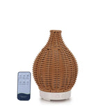 Essential Oil Aroma Diffuser and Remote - 100ml Rattan Woven Mist Humidifier V238-SUPDZ-40003316088912