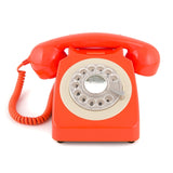 GPO Retro 746 Rotary Telephone - Orange V398-GPO-ROTY-ORG