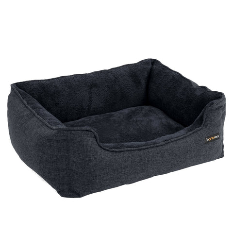 FEANDREA 70cm Dog Sofa Bed with Removable Washable Cover Dark Grey V227-3309641001160