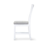 Laelia Dining Chair Set of 2 Solid Acacia Timber Wood Coastal Furniture - White V315-VO-COAS-03-2PC-KIT