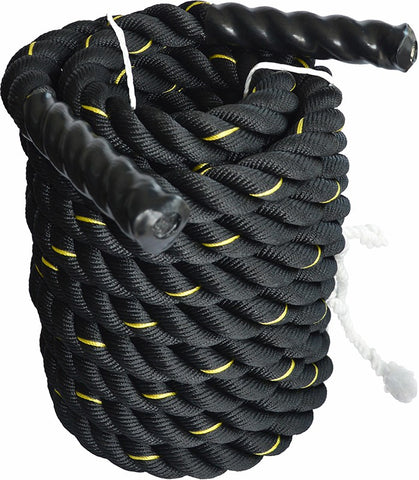 Battle Rope Dia 3.8cm x 9M length Poly Exercise Workout Strength Training V63-825871