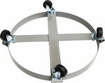 Drum Dolly 450kg 55 Gallon w Swivel Casters Heavy Duty Steel Frame Non Tipping V63-824681