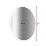 Oval Mirror LED Anti-Fog Illuminated Bathroom Living Room V63-840611