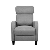 Artiss Fabric Reclining Armchair - Grey RECLINER-A1-GY-AB