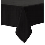 Polyester Cotton Tablecloth Black 180 cm Round V442-GNA-TABLEC-POLYCOTTON180-BLACK-RD