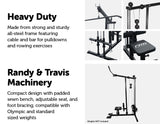 Lat PullDown Low Row Fitness Machine V63-782635