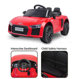 R8 Spyder Audi Licensed Kids Electric Ride On Car Remote Control Red CAR-SPD-RD