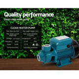 Giantz Peripheral Water Pump Garden Boiler Car Wash Electric Irrigation QB60 PUMP-QB60