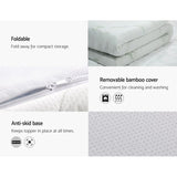 Giselle Bedding Memory Foam Mattress Topper Cool Gel 10cm Queen MATTRESS-TOP-C-GEL-10-Q