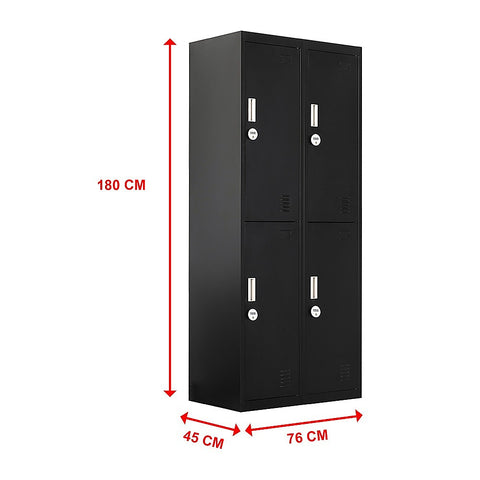 Four-Door Office Gym Shed Storage Locker V63-834641