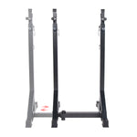 Commercial Squat Rack Adjustable Pair Fitness Exercise Weight Lifting Gym Barbell Stand V63-826911