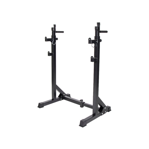 Commercial Squat Rack Adjustable Pair Fitness Exercise Weight Lifting Gym Barbell Stand V63-826911