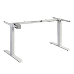 Standing Desk Height Adjustable Sit Stand Motorised Grey Dual Motors Frame Top V255-FRAMEDMG