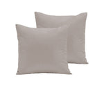 Pair of 280TC Polyester Cotton European Pillowcases Latte V442-ABR-PILLOWC-280TCPAIR-LATTE-EU