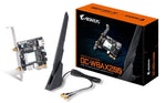 GIGABYTE GC-WBAX200 WiFi 6 PCIe Adapter 2400Mbps 160MHz Dual Band Wireless + Bluetooth 5 MU-MIMO V177-L-MBG-WBAX200